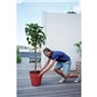 Pot de fleur - Elho - Loft Urban Rond - Rouge - L 29 x B 28.5 x H 26 cm - Extérieur - 100% recyclé
