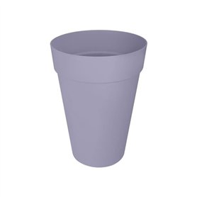 Pot de fleur - Elho - Loft Urban Rond - Haut 35 - Violet - L 34 x B 33.5 x H 45 cm - Extérieur - 100% recyclé