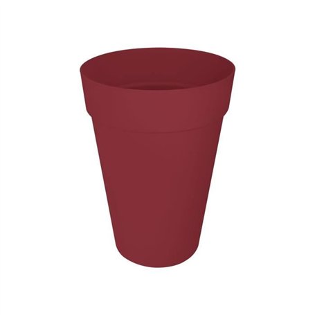 Pot de fleur - Elho - Loft Urban Rond - Haut 35 - Rouge - L 34 x B 33.5 x H 45 cm - Extérieur - 100% recyclé