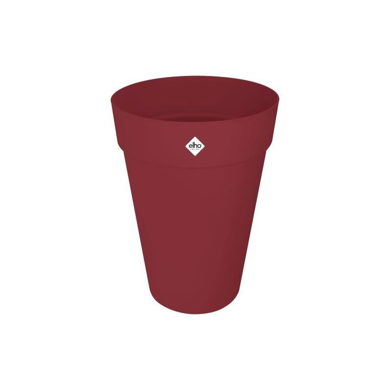 Image secondaire de Pot de fleur - Elho - Loft Urban Rond - Haut 42 - Rouge - Ø 42 x H 56 cm - Extérieur - 100% recyclé