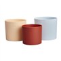 Pot de fleur - Elho - Lex Pott - Set 14 - Bleu Rose Orange - L 14 x B 13.8 x H 12 cm - Intérieur - 100% recyclé