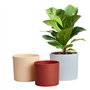 Pot de fleur - Elho - Lex Pott - Set 14 - Bleu Rose Orange - L 14 x B 13.8 x H 12 cm - Intérieur - 100% recyclé