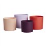 Pot de fleur - Elho - Lex Pott - Set 15 - Violet Rouge Rose Violet - L 15 x B 14.8 x H 14 cm - Intérieur - 100% recyclé