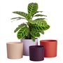 Pot de fleur - Elho - Lex Pott - Set 15 - Violet Rouge Rose Violet - L 15 x B 14.8 x H 14 cm - Intérieur - 100% recyclé