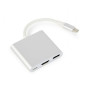 Hub USB-C 3 Ports GEMBIRD A-CM-HDMIF-02-SV Argenté