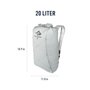 Sac à dos de montagne Sea to Summit Ultra-Sil Dry Day Pack Gris Argenté 22 L