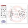 Brembo 08.9512.27 Disque de Frein Arrière avec roulement intégré et ABS - 1 Disque