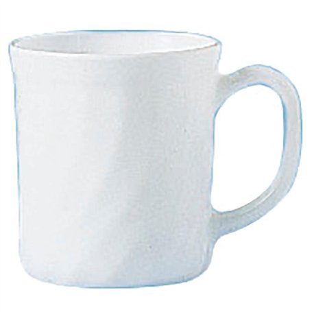 Arcoroc ARC D6880 Trianon Lot de 6 tasses à café en verre opale Blanc 290 ml