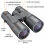 Bushnell - Legend BB1050W Jumelles 10 x 50 mm avec Prisme de Toit Noir