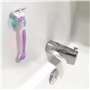 JOKARI Porte-Rasoir ou Porte-éponge Loofah (6 Paquets de 12 pièces) La Ventouse adhère aux miroirs, au Verre, aux Murs en cérami