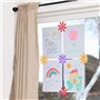 JOKARI 160451 – Support pour notes en forme de fleur – Pour photos, notes et plus encore sous les pétales de fleurs – Ventouse a
