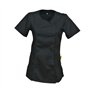 Fratelli d'Italia Blouse de travail noire pour femme, blouse d'été pour coiffeur, centre de beauté XXXL fuchsia