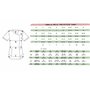 Fratelli d'Italia Blouse de travail noire pour femme, blouse d'été pour coiffeur, centre de beauté XXXL fuchsia
