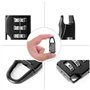 Cadenas à Combinaison Serrures de Sécurité Noire à 3 Chiffres Serrure à Bagages Code de Sac Lock en Alliage De Zinc Cadenas à Co
