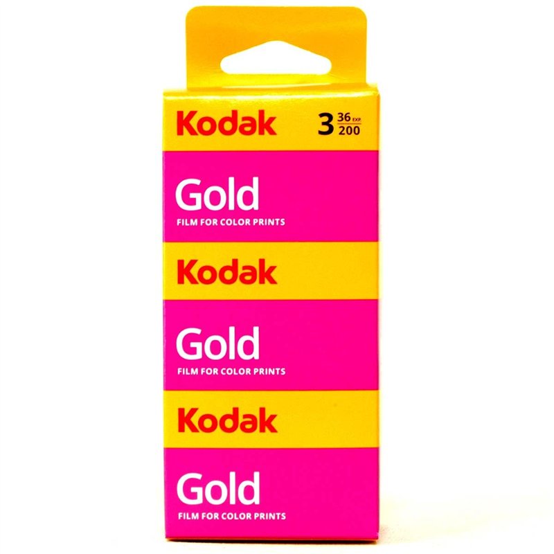Image secondaire de kodak 1880806 Gold 200 Film, GB13536-H – Lot de 3 (jaune/violet)
