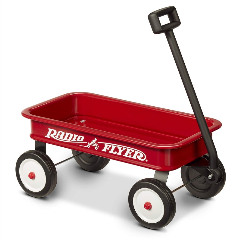 Radio Flyer Mon 1er Chariot, Chariot à Jouets Rouge, pour Enfants de 1,5 an et Plus