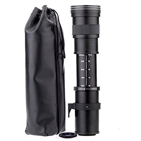 Téléobjectif EF/EF-S JINTU 420-800mm F8.3 Zoom Objectif pour Canon EOS SLR 4000D 2000D 80D 90D 5D III 6D 7D II 60D 70D 250D 750D