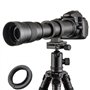 Téléobjectif EF/EF-S JINTU 420-800mm F8.3 Zoom Objectif pour Canon EOS SLR 4000D 2000D 80D 90D 5D III 6D 7D II 60D 70D 250D 750D