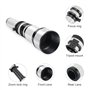 Téléobjectif EF/EF-S JINTU 650-1300mm F8 Zoom Objectif pour Canon EOS SLR 4000D 2000D 80D 90D 5D III 6D 7D II 60D 70D 250D 750D 