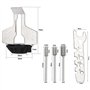 Scie Chaînes Outil Affûtage Kit D'affûtage Tronçonneuse Rotatif Kit Accessoire Chaîne Scie Tronçonneuse Affûtage Fixation Outil 