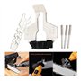 Scie Chaînes Outil Affûtage Kit D'affûtage Tronçonneuse Rotatif Kit Accessoire Chaîne Scie Tronçonneuse Affûtage Fixation Outil 