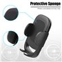 Support Téléphone de Voiture Ronde, Porte Telephone Ronde Voiture à Grille d'aération Facile Installer Stable Rotation 360°