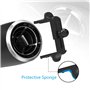Support Téléphone de Voiture Ronde, Porte Telephone Ronde Voiture à Grille d'aération Facile Installer Stable Rotation 360°