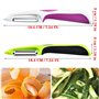 2 Pièces Ensemble éPlucheur De LéGumes éPlucheur Pomme Professionnel Couteau à éPlucher Les Fruits éPlucheur De LéGumes Pour La 