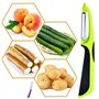 2 Pièces Ensemble éPlucheur De LéGumes éPlucheur Pomme Professionnel Couteau à éPlucher Les Fruits éPlucheur De LéGumes Pour La 