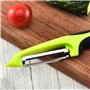 2 Pièces Ensemble éPlucheur De LéGumes éPlucheur Pomme Professionnel Couteau à éPlucher Les Fruits éPlucheur De LéGumes Pour La 