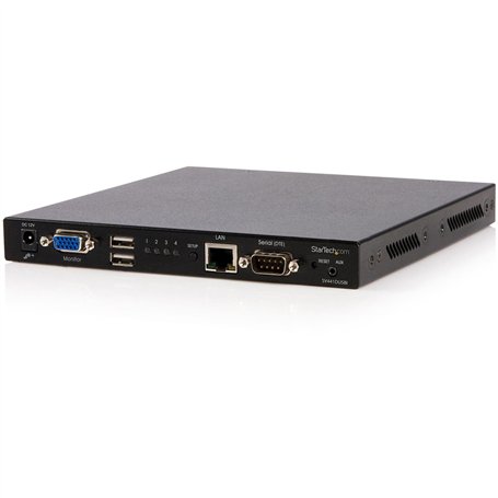 StarTech.com Switch KVM USB sur IP - 1 Écran VGA pour 4 Ordinateurs - Commutateur KVM via Cat5 (SV441DUSBI)