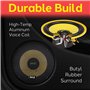 Pyle Caisson de Basse Voiture- Système Composant Personnalisé 2 Voies PLG6C 16,5 cm 400W- Haut-Parleur Voiture- Subwoofer