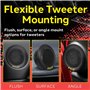 Pyle Caisson de Basse Voiture- Système Composant Personnalisé 2 Voies PLG6C 16,5 cm 400W- Haut-Parleur Voiture- Subwoofer