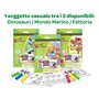 CRAYOLA- Mini Kids-Album d'Activité Colora Efface & Recolore avec 16 Pages Réutilisables et 3 Marqueurs effaçables, 81-1499, Col