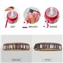 Connoisseurs Nettoyeur Bijoux - Nettoyante Argent Or Platine Pierres Semi-Précieuses et Perles - Avec Plateau de Trempage et Bro