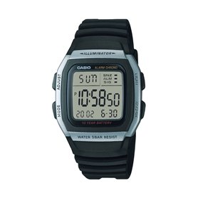 Casio - W-96H-1AV - Montre Homme - Quartz Digitale - Alarme/Chronomètre/Eclairage - Bracelet Plastique Noir