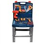 Playkidiz Établi de Construction - Ensemble d'outils pour Enfants - Coffret à Outils Portable Comprenant Une perceuse électrique