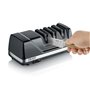 GRAEF CX125 – Aiguiseur électrique 3 phases, angle 15°, revêtement diamanté, pour couteaux de cuisine, chasse, pro et à lame cra