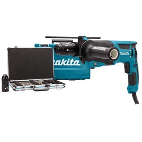 Perforateur burineur SDS+ 800W dans coffret plastique - MAKITA HR2630TX12