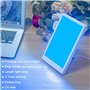 lampe de thérapie luminothérapie et lumière LED bleue réglable