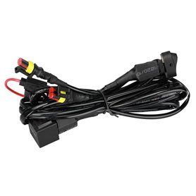 SUPAREE Câblage avec Commutateur pour Lampe de Brouillard LED 80W 12–24V CC DRL pour Moto R1200GS
