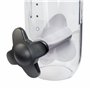 Honey Can Do KCH06139 SmartSpace Distributeur Triple Mural Édition Nylon Transparent/Charbon 14,61 x 38,73 x 41,58 cm 500 g 13 O