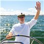 BESTOYARD Casquette de Capitaine Marin (Blanc),Taille Unique