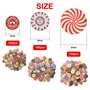 boutons mercerie 2 Trous en bois pour Couture Artisanat Bricolage Ornement Fait à l