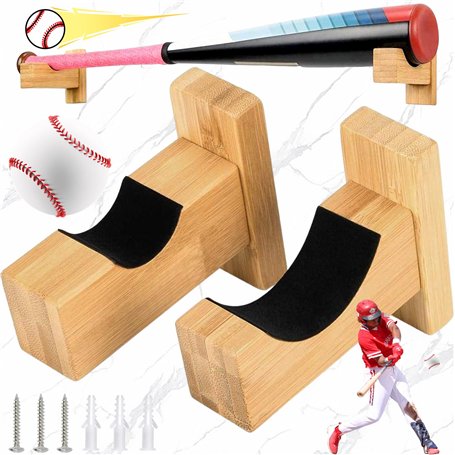 2 Récipients Support de Batte de Baseball