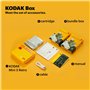 KODAK Mini 3 Retro 4PASS Imprimante Photo Portable (7,6x7,6cm) - Paquet avec 68 Feuilles, Noir