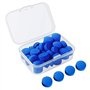 Kulannder 30 Pcs Pool Cue Conseils 12mm Billard Cue Bâton Conseils de Remplacement avec boîte Transparente pour Queue de Billard