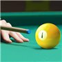 Kulannder 30 Pcs Pool Cue Conseils 12mm Billard Cue Bâton Conseils de Remplacement avec boîte Transparente pour Queue de Billard