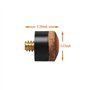 Kulannder 12mm Rigide De Billard Cue Conseils Laiton à Visser à Pointes De Rechange avec Billard Bâton Embouts pour Queues De Bi