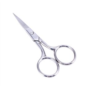 ULTNICE Ciseaux d'acier inoxydable de petits ciseaux pour les cheveux faciaux de sourcil de barbe de nez